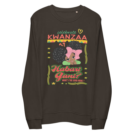 Kwanzaa Unisex Organic Sweatshirt