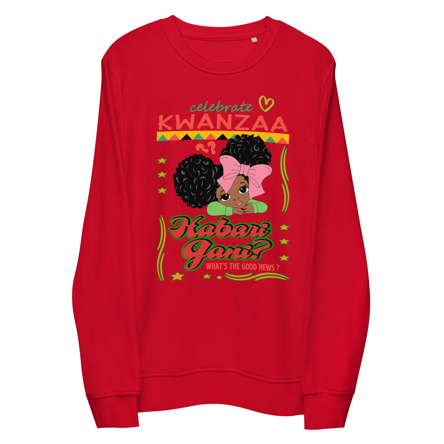 Kwanzaa Unisex Organic Sweatshirt