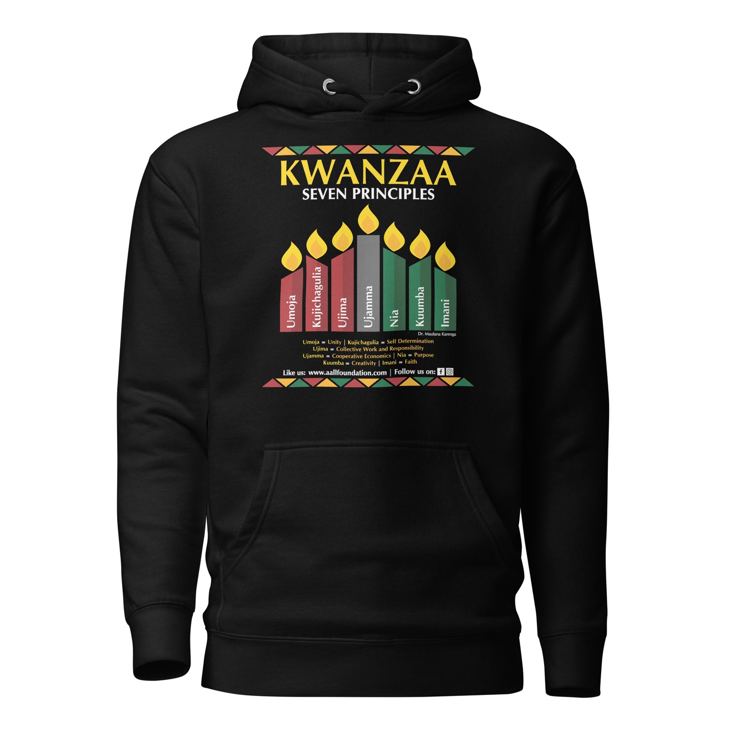 Kwanzaa Seven Principles Unisex Premium Eco Hoodie