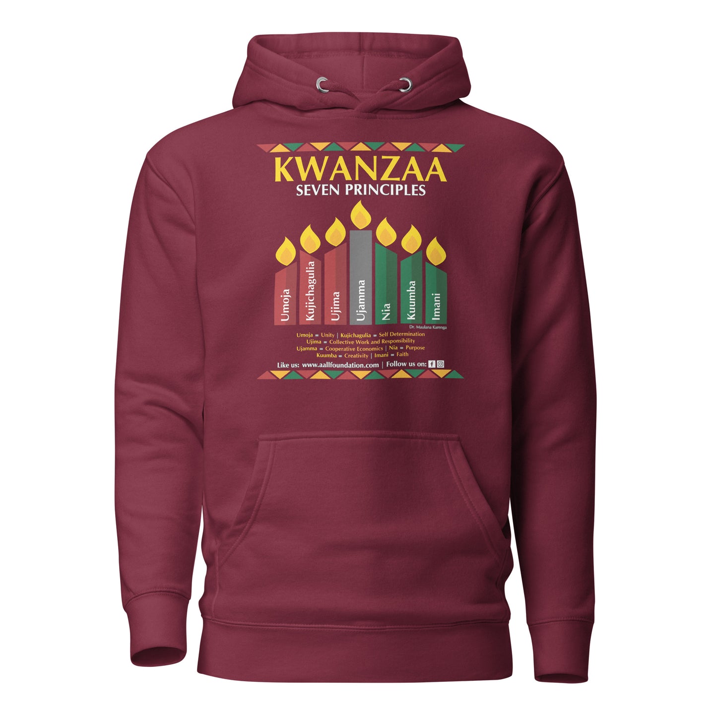 Kwanzaa Seven Principles Unisex Premium Eco Hoodie