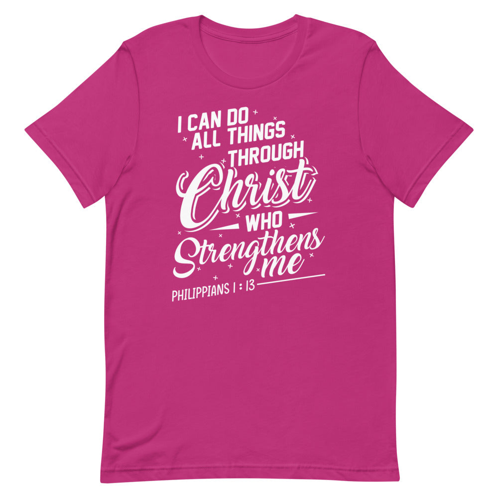 Inspirational Philippians 1:18 Unisex Short Sleeve T-Shirt