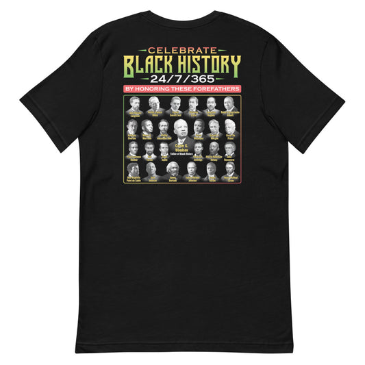 Forefathers (Carter G. Woodson & Others)  Unisex Short Sleeve T-Shirt