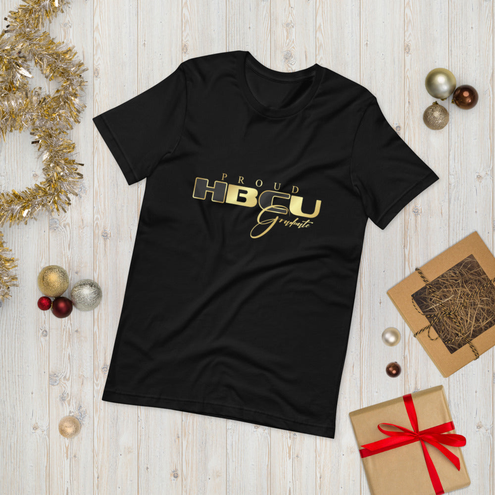 HBCU Black and Gold Short-Sleeve Unisex T-Shirt