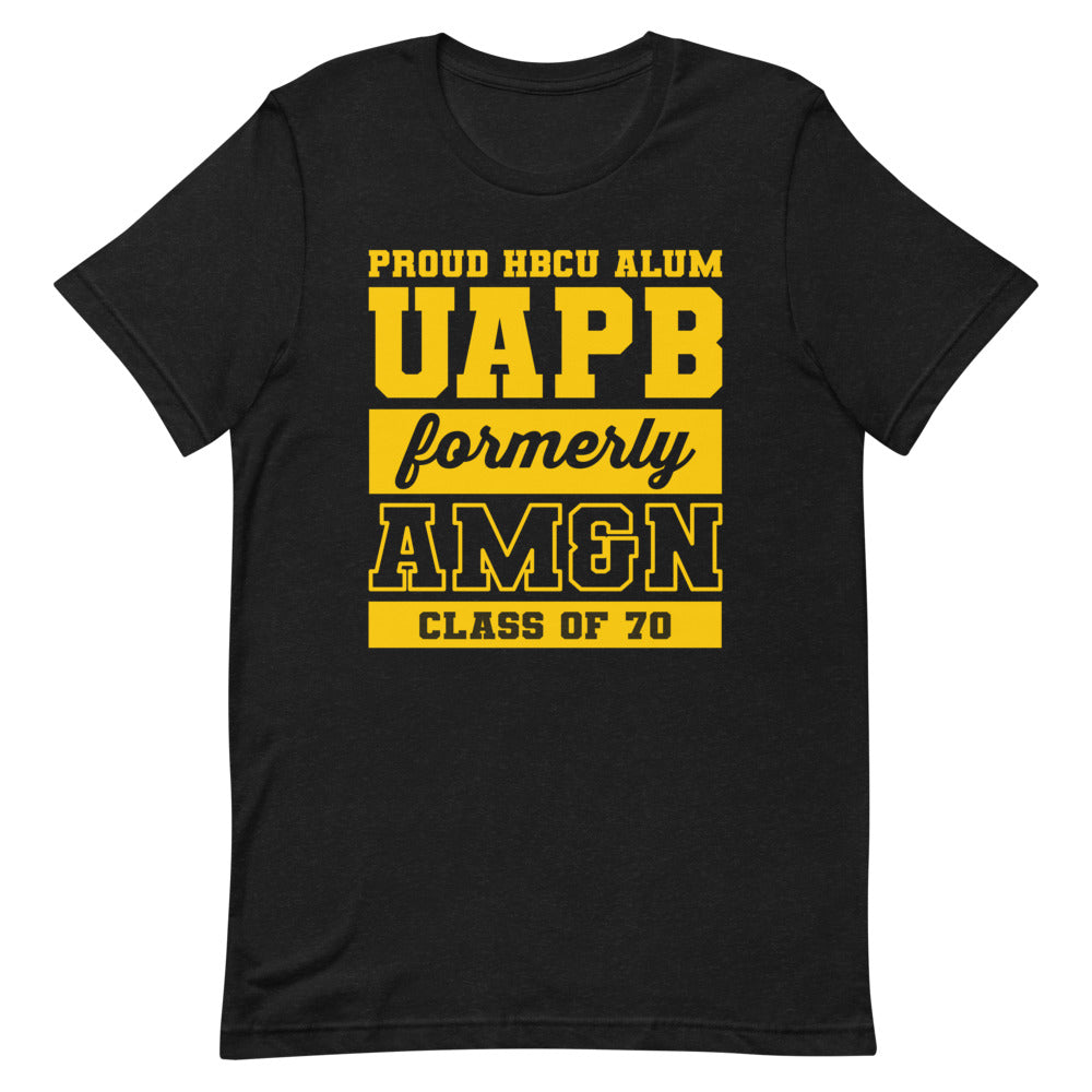 HBCU formerly AM&N Class of 70 Unisex Short Sleeve T-Shirt