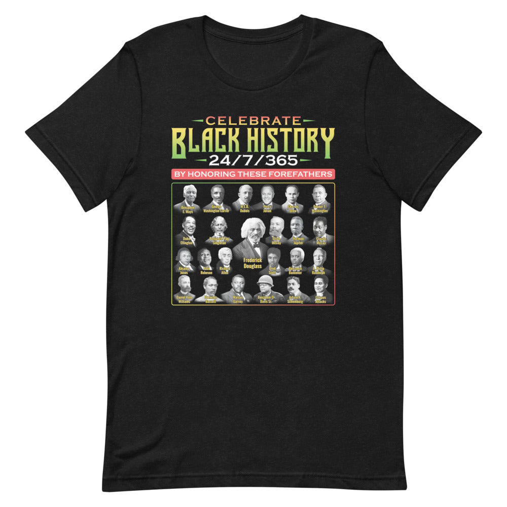 Forefathers (Frederic Douglass & Others) Unisex Short Sleeve T-Shirt