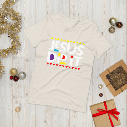 Inspirational Jesus Did It  Unisex T-Shirt