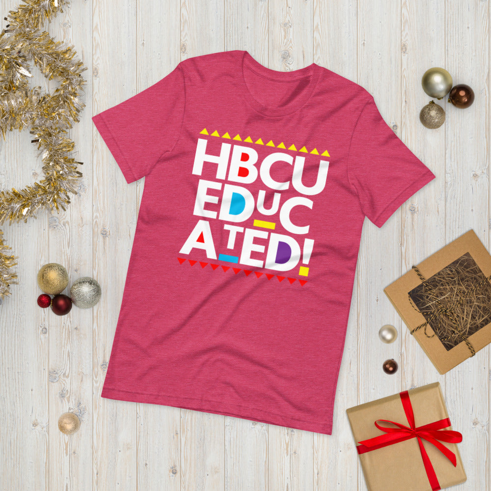 HBCU Educated Short-Sleeve Unisex T-Shirt