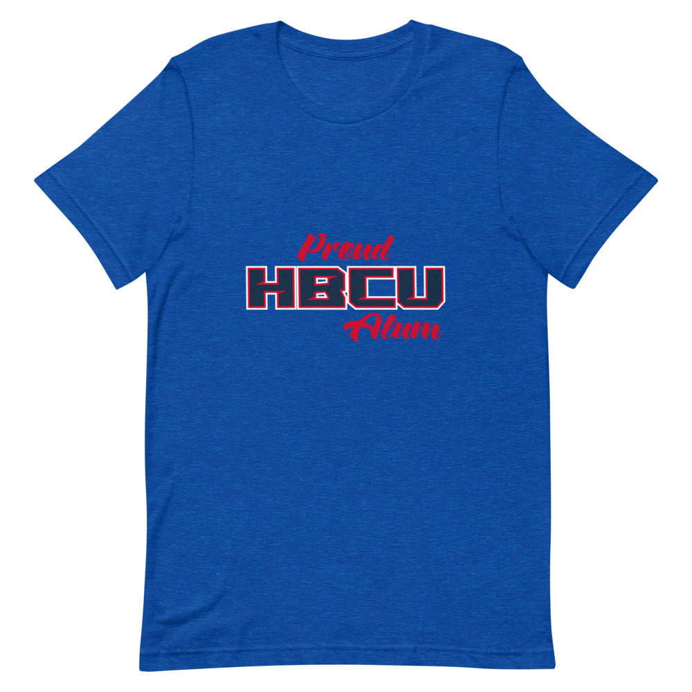 HBCU Blue and Red Unisex Short Sleeve T-Shirt