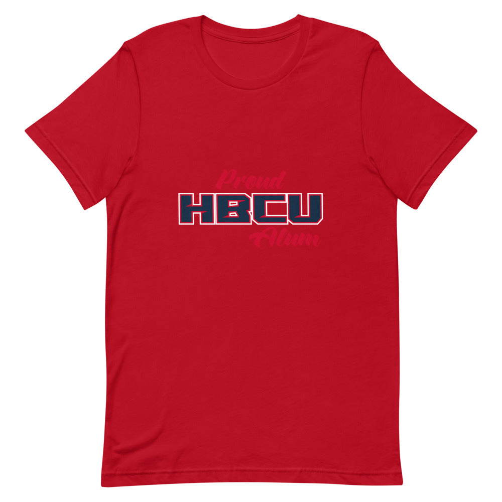 HBCU Blue and Red Unisex Short Sleeve T-Shirt