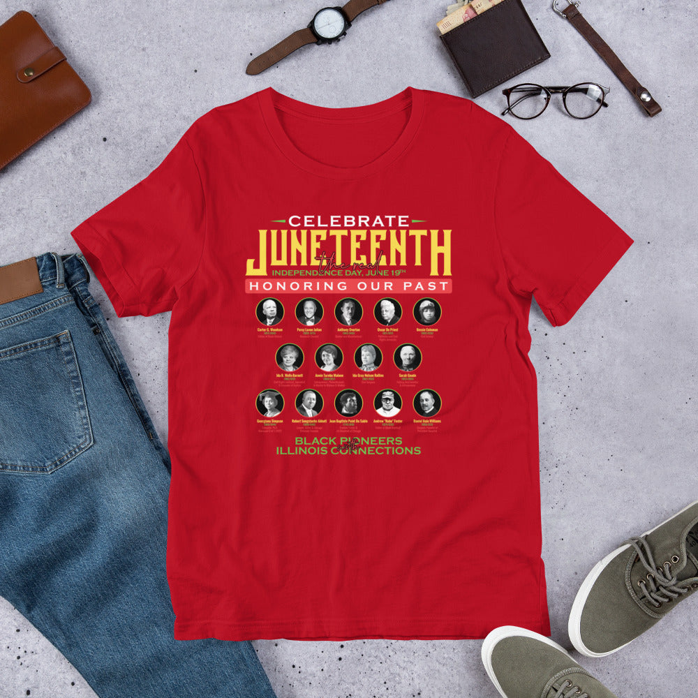 Juneteenth Illinois Pioneer Unisex Short Sleeve T-Shirt