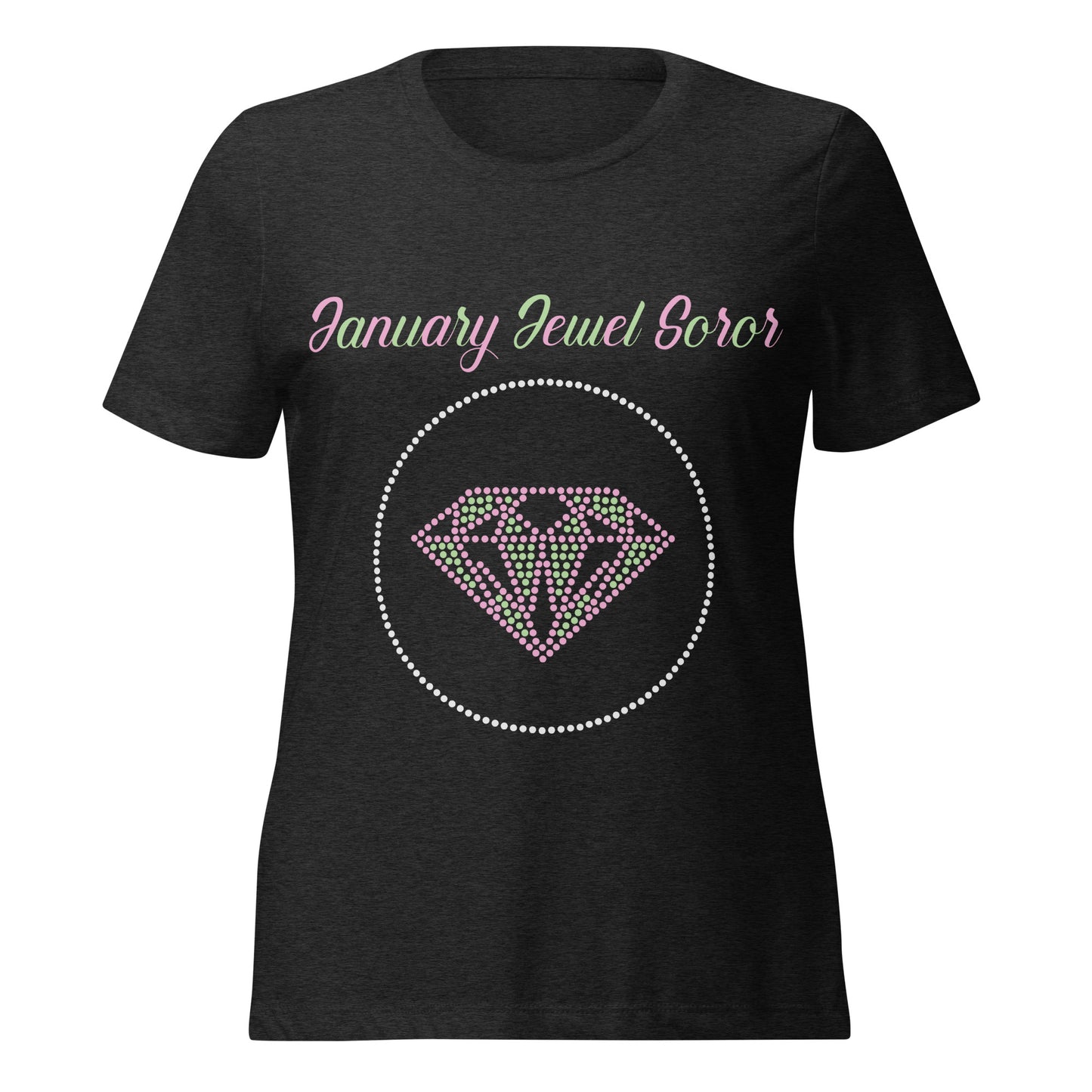 January Jewel Soror Women’s Relaxed Tri-Blend T-Shirt