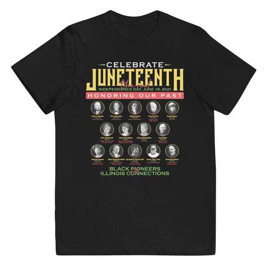 Youth Juneteenth Illinois Notables Jersey T-Shirt
