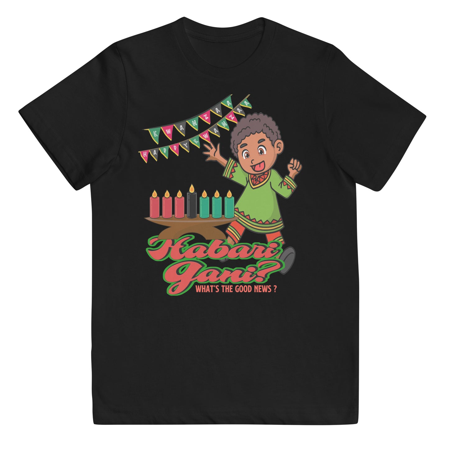 Youth Kwanzaa Jersey Boy T-Shirt