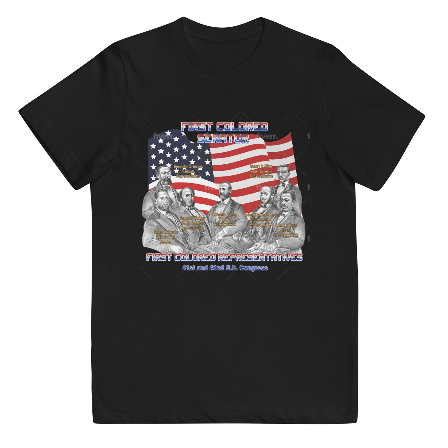 Youth First Colored Senator and Representatives Jersey T-Shirt