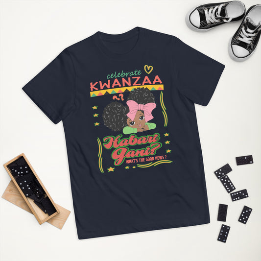 Youth Kwanzaa Jersey Girl T-Shirt