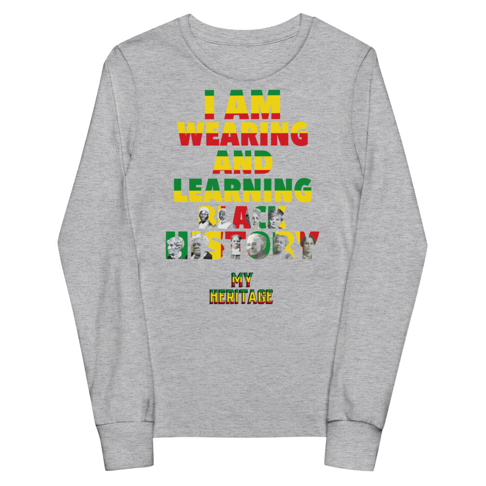 Youth Wearing & Learning Long Sleeve T-Shirt