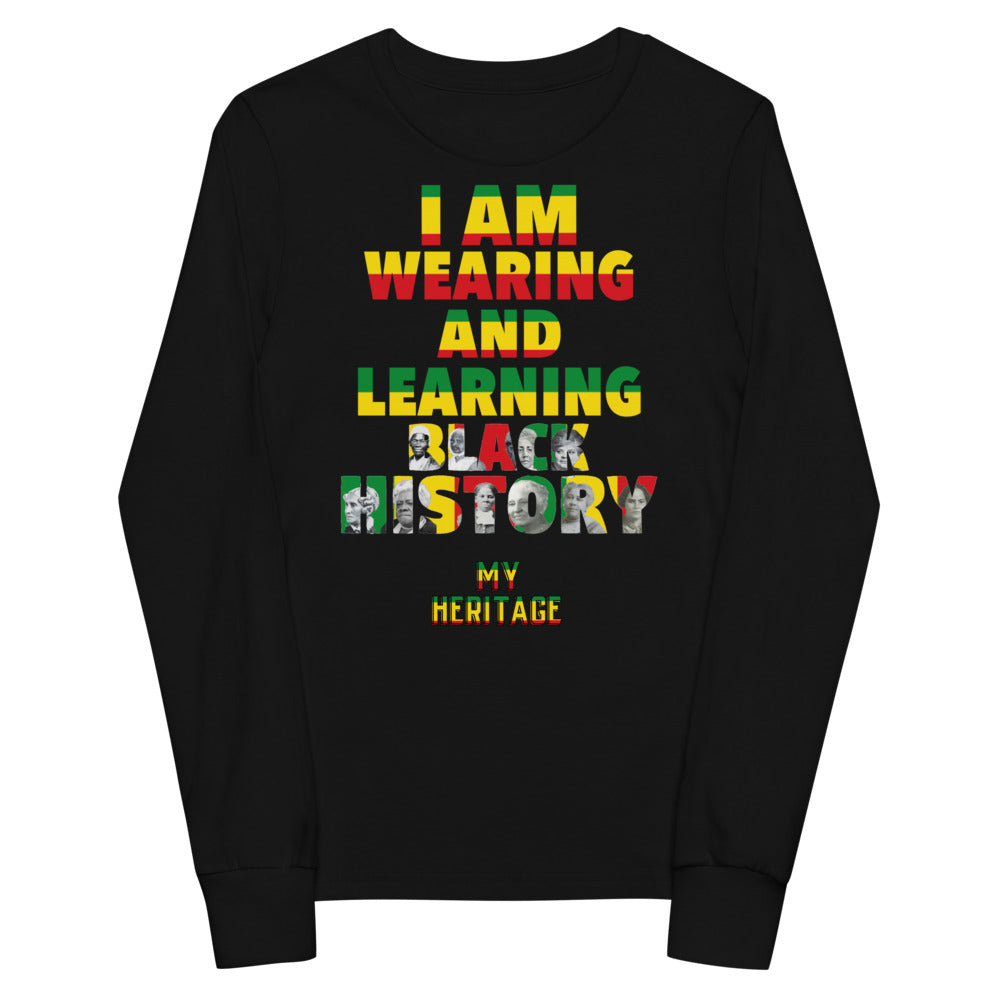 Youth Wearing & Learning Long Sleeve T-Shirt