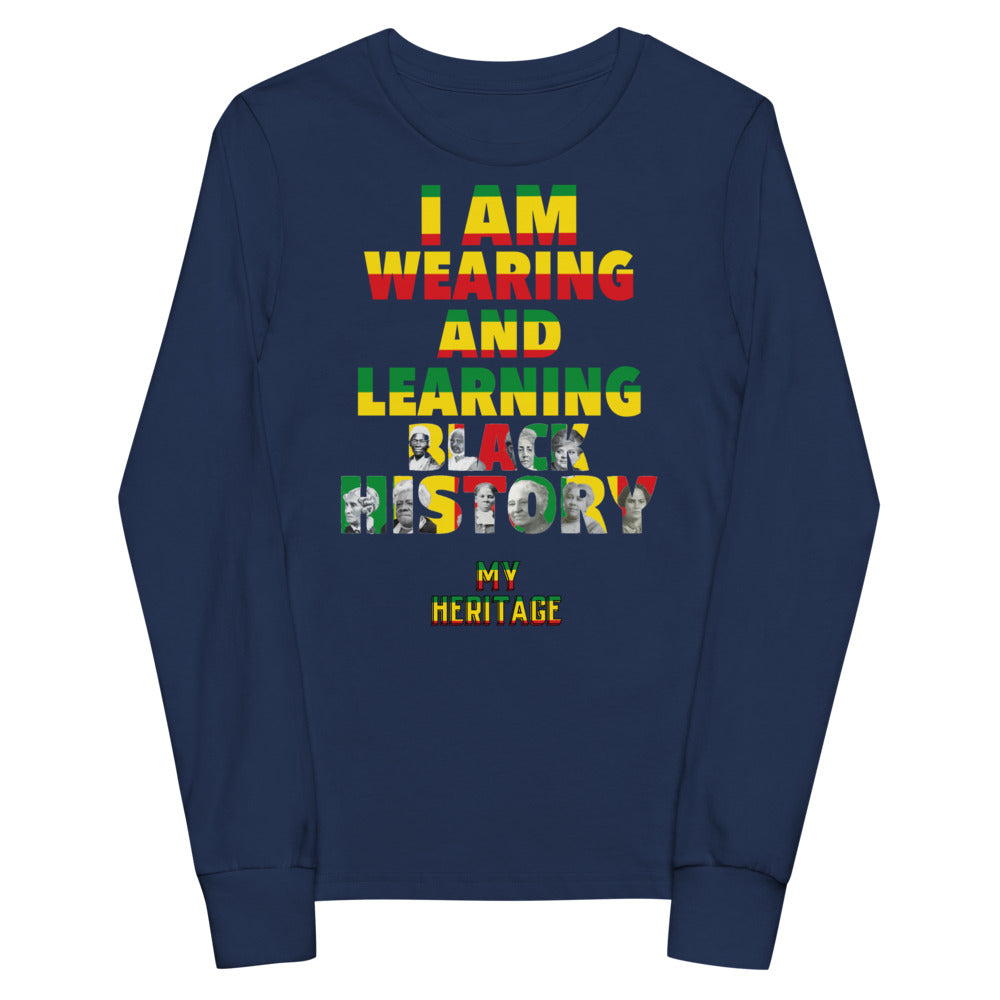 Youth Wearing & Learning Long Sleeve T-Shirt