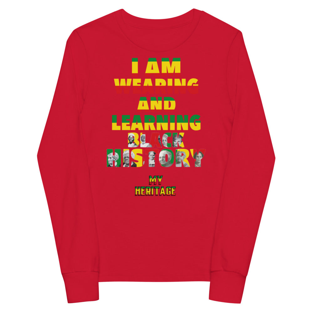 Youth Wearing & Learning Long Sleeve T-Shirt