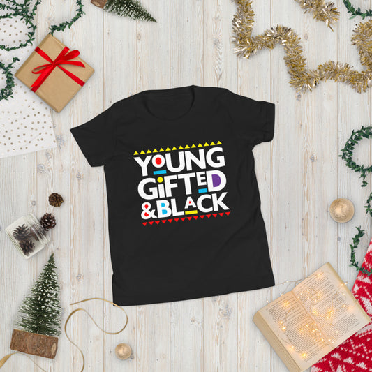 Youth Young Gifted & Black Short Sleeve T Shirt