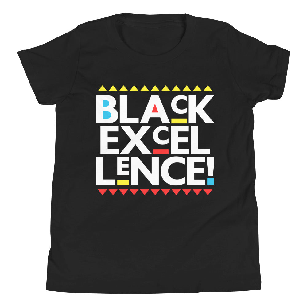 Youth Black Excellence Short Sleeve Jersey T-Shirt