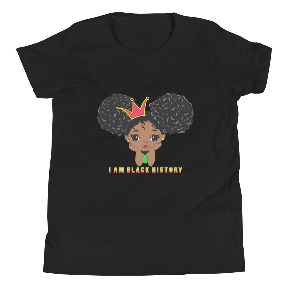 Youth I Am Black History Short Sleeve T-Shirt