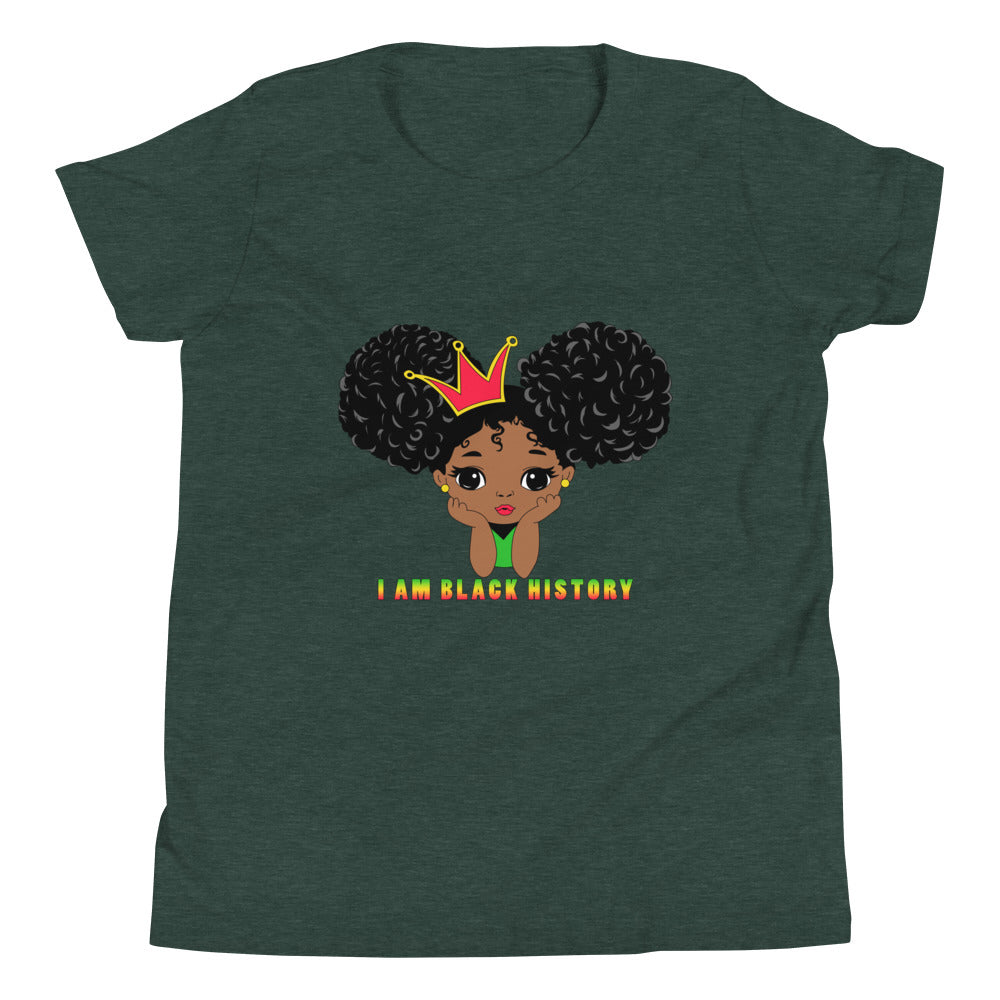 Youth I Am Black History Short Sleeve T-Shirt