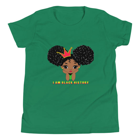 Youth I Am Black History Short Sleeve T-Shirt