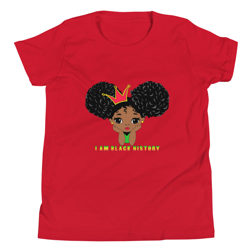 Youth I Am Black History Short Sleeve T-Shirt